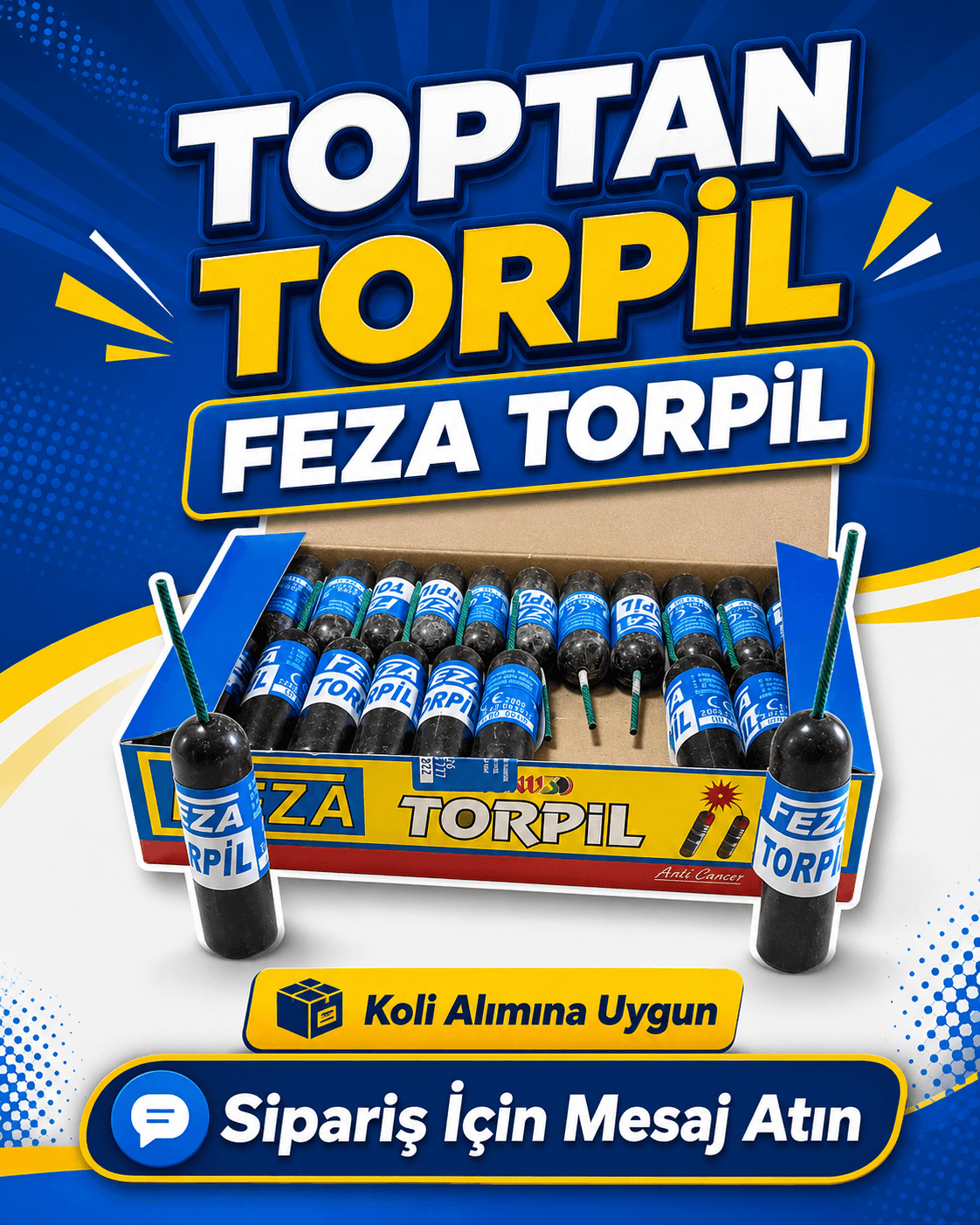 Torpil patlatma görseli - düğün organizasyonu için torpil