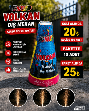 Havai Gösteri Dış Mekan Volkan kullanımı
